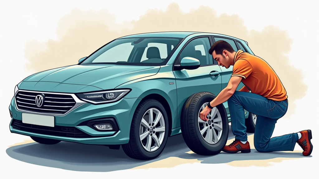 Understanding How to Change a Flat Tire Outline